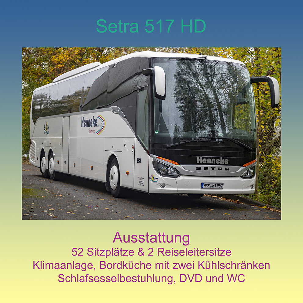 Bustouristik, Busreisen, Sauerland, HSK, Arnsberg, Henneke